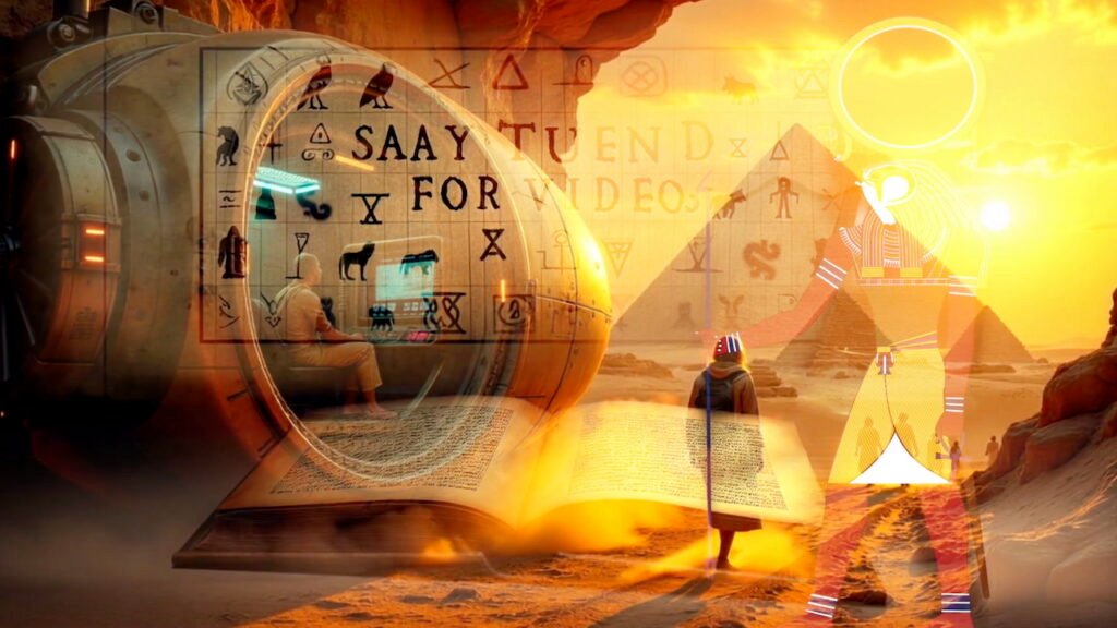 ConstruI una maquina del tiempo y viaje al Antiguo Egipto